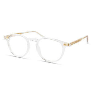 Modo 8010 Crystal Optical Eyeglasses Clear Round Frame Lightweight BRAND NEW